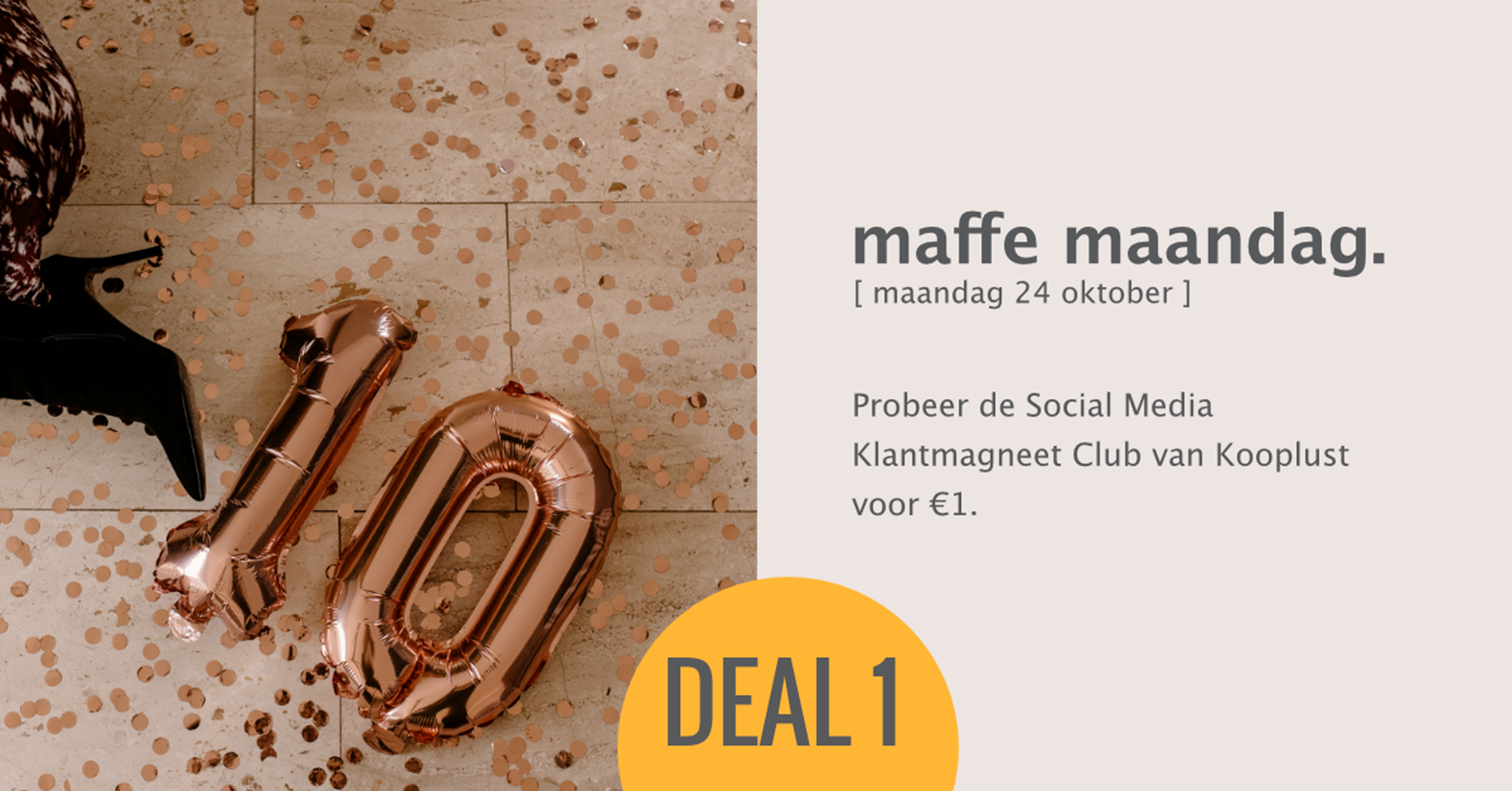 Maffe maandag - dag 1
